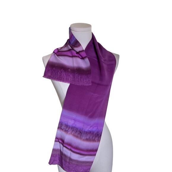 Designer Scarves 13 Silk Eileen Fisher Echo Talbot Oscar Vena DVF Shfrard  Beril - Picture 7 of 16